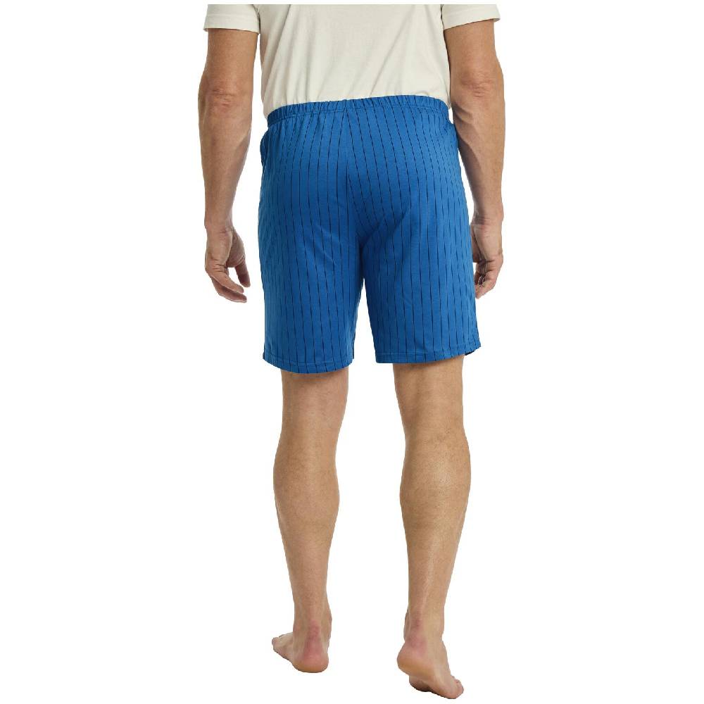 Jan Vanderstorm Kurze Schlafhose BARO royal blau gestreift Super Sparpreis