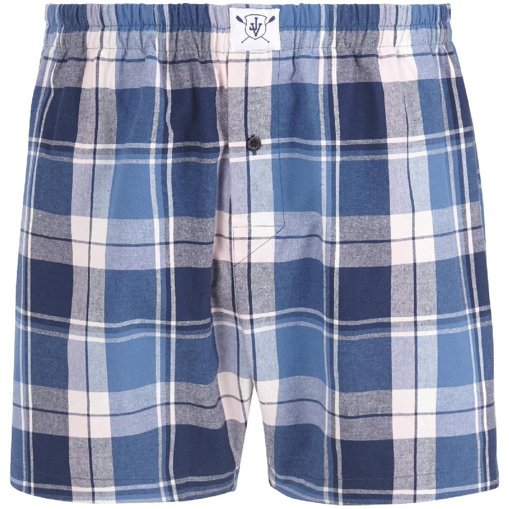 Jan Vanderstorm 3er Pack Boxershorts RIKU blau gemustert Bis zu 65% Rabatt