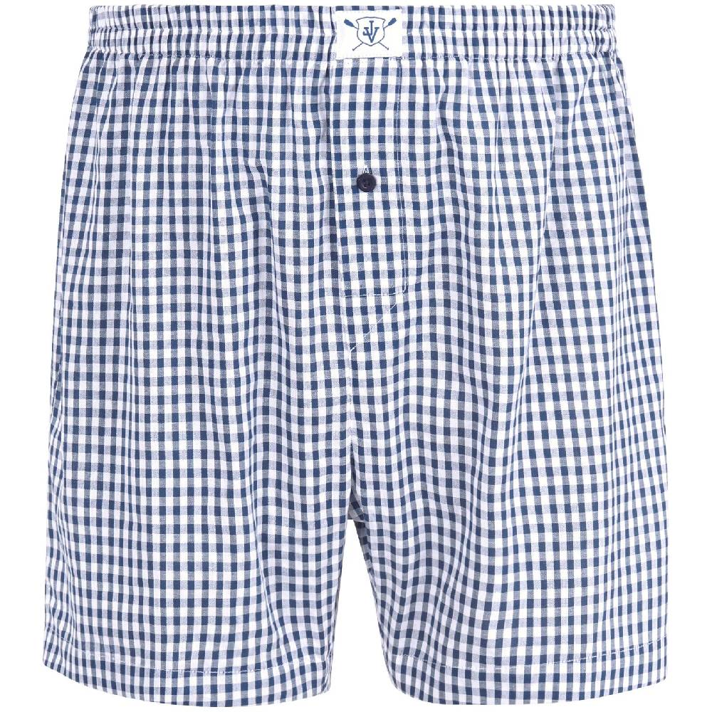 Jan Vanderstorm 3er Pack Boxershorts RIKU blau gemustert Bis zu 65% Rabatt