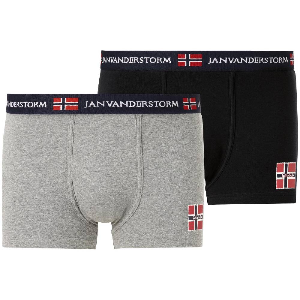 Jan Vanderstorm 2er Pack Retropant TEM grau schwarz Riesige Rabatte