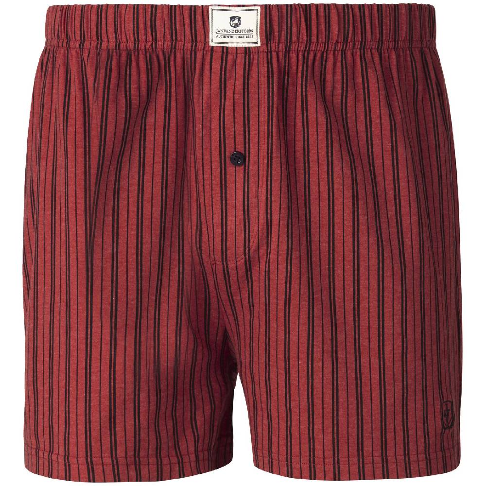 Jan Vanderstorm 2er Pack Boxershorts THURE rot grau Black Friday Preise