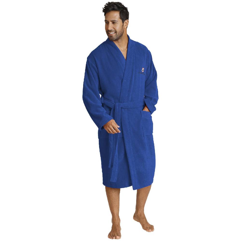 Jan Vanderstorm Bademantel JANNING royal blau zollfrei