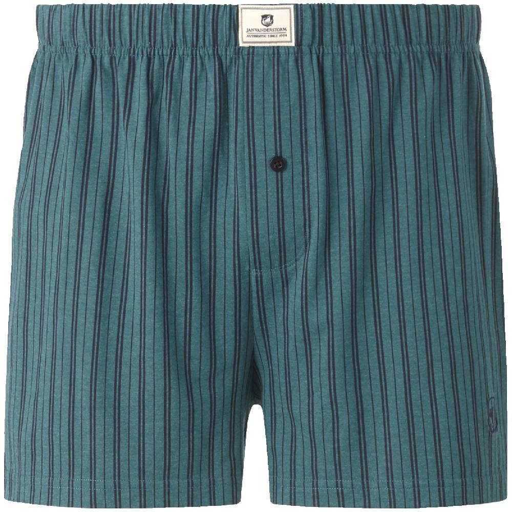 Jan Vanderstorm 2er Pack Boxershorts THURE blau petrol 50% Rabatt für begrenzte Zeit