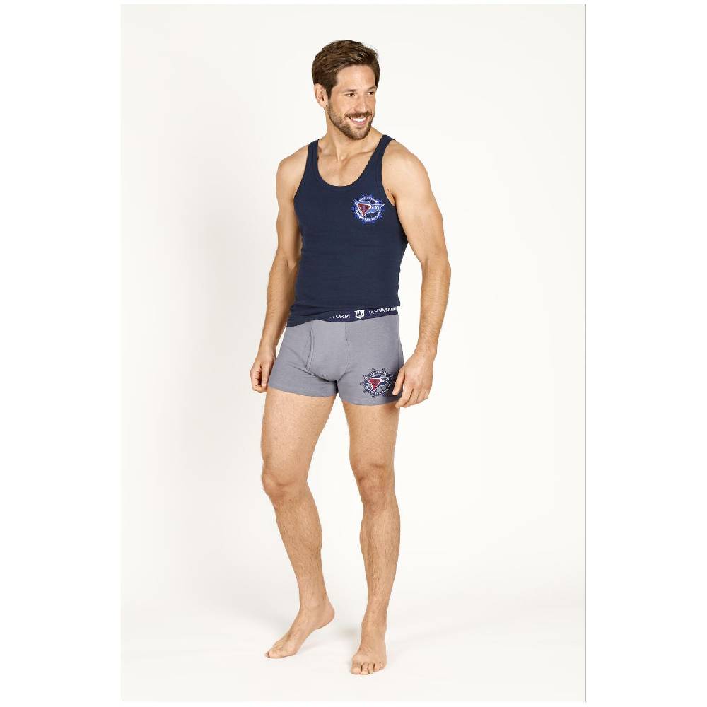 Jan Vanderstorm 2er Pack Retropant HARRI grau blau Kostenloser Versand