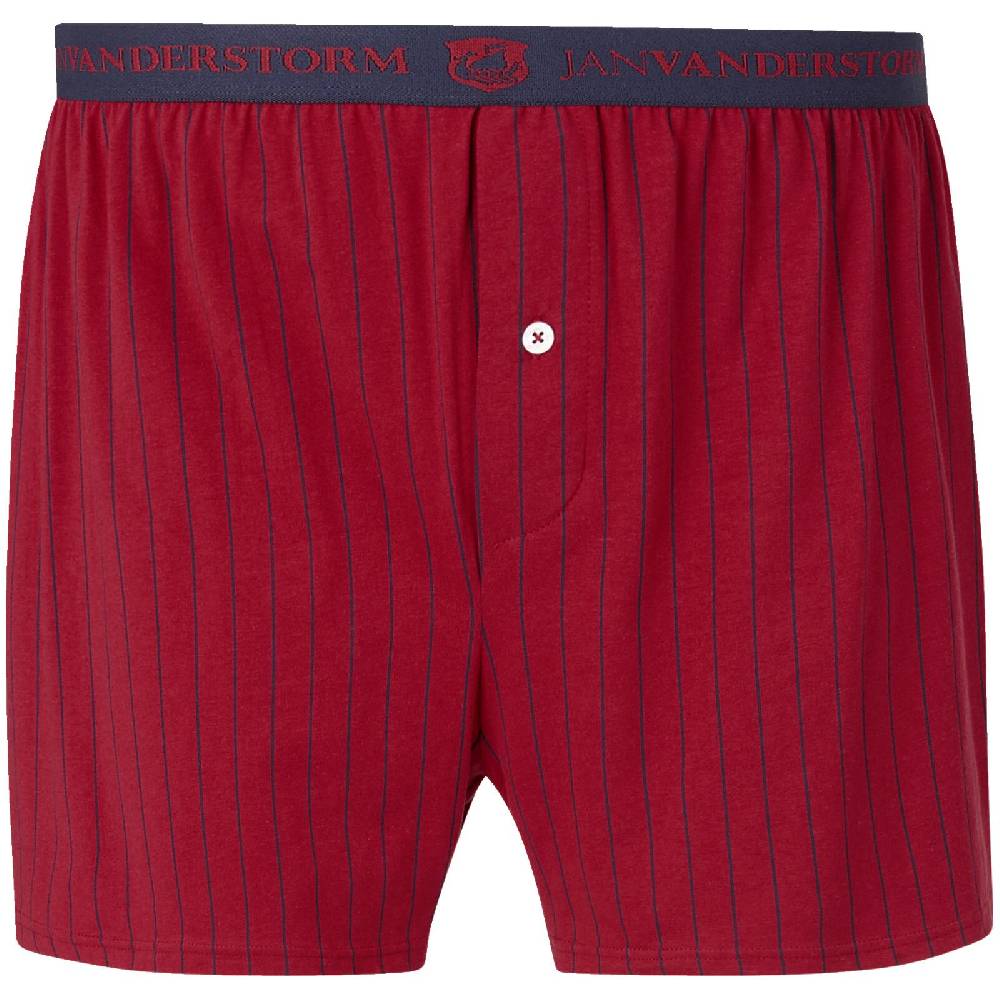 Jan Vanderstorm 2er Pack Boxershorts NICKE rot dunkelblau Sonderangebot