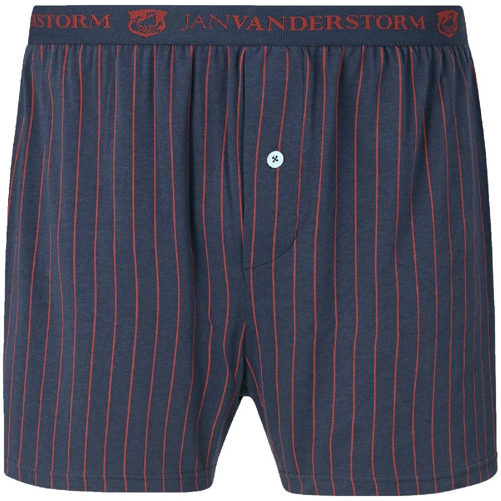 Jan Vanderstorm 2er Pack Boxershorts NICKE rot dunkelblau Sonderangebot