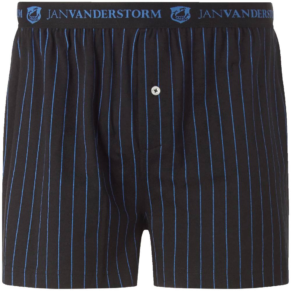 Jan Vanderstorm 2er Pack Boxershorts NICKE royal blau dunkelblau Rabatt