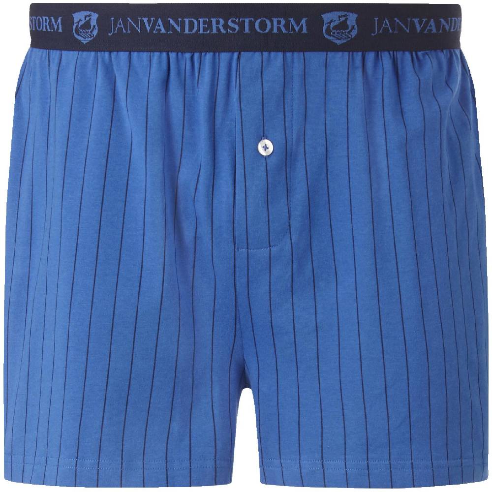 Jan Vanderstorm 2er Pack Boxershorts NICKE royal blau dunkelblau Rabatt