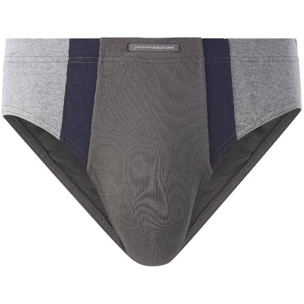 Jan Vanderstorm 4er Pack Sportslip FINNBARR dunkelgrau Flash Sale