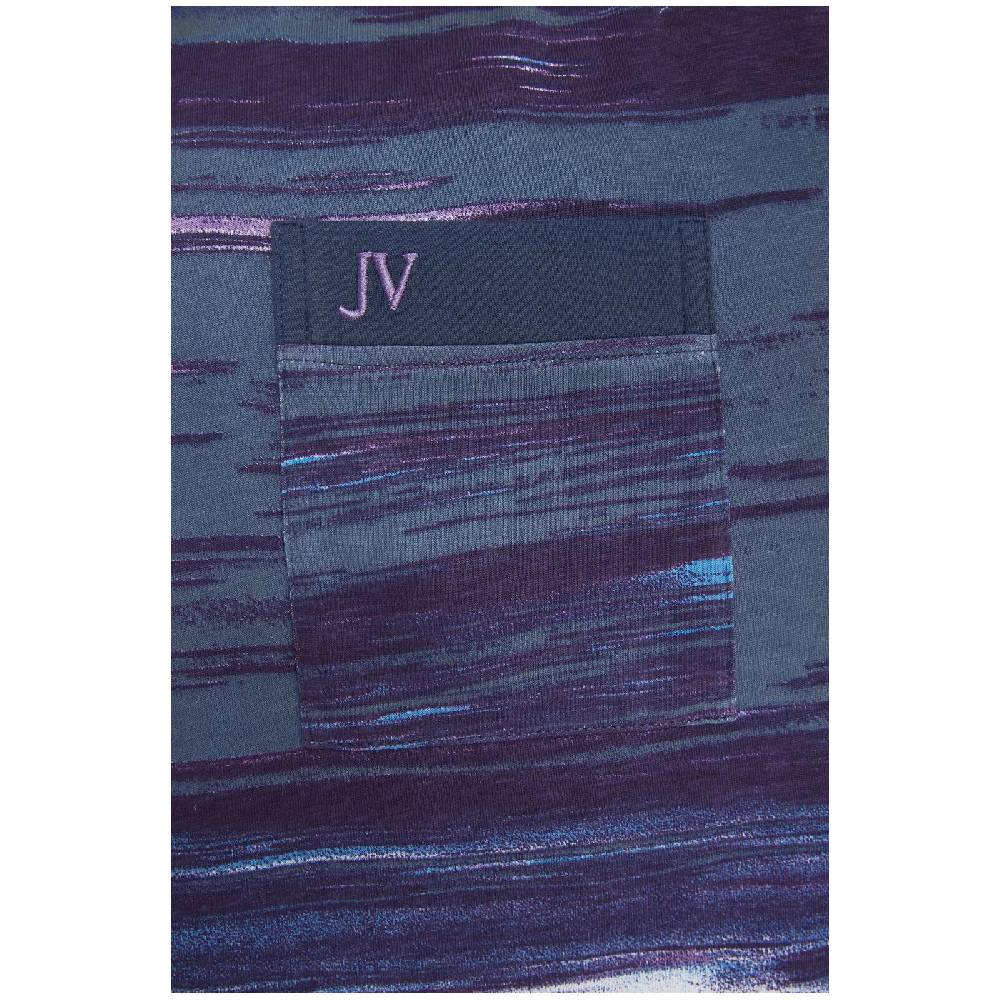 Jan Vanderstorm Kurzer Schlafanzug HERMOD blau gemustert Black Friday