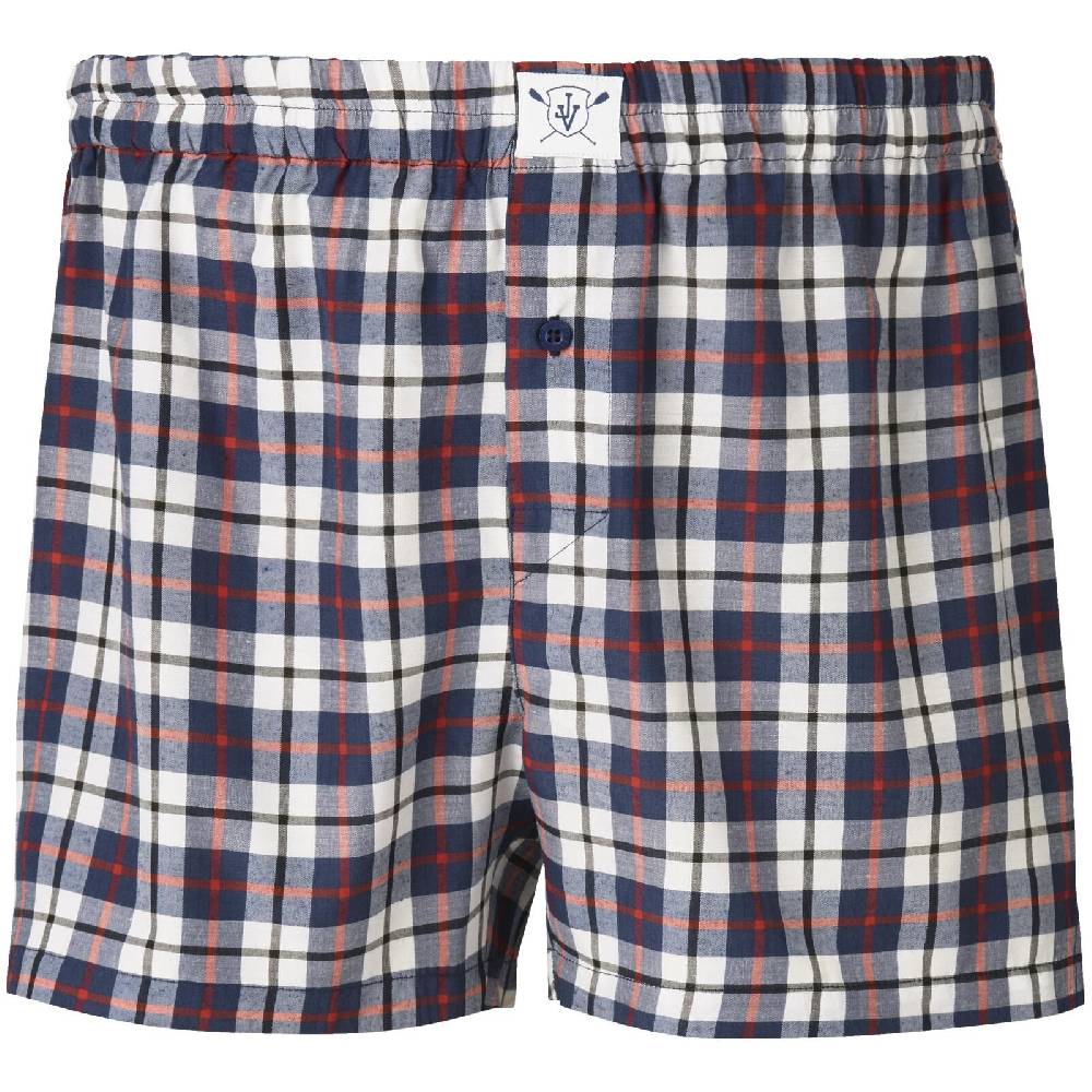 Jan Vanderstorm 3er Pack Boxershorts MARKKU dunkelblau rot gemustert Cyber Monday