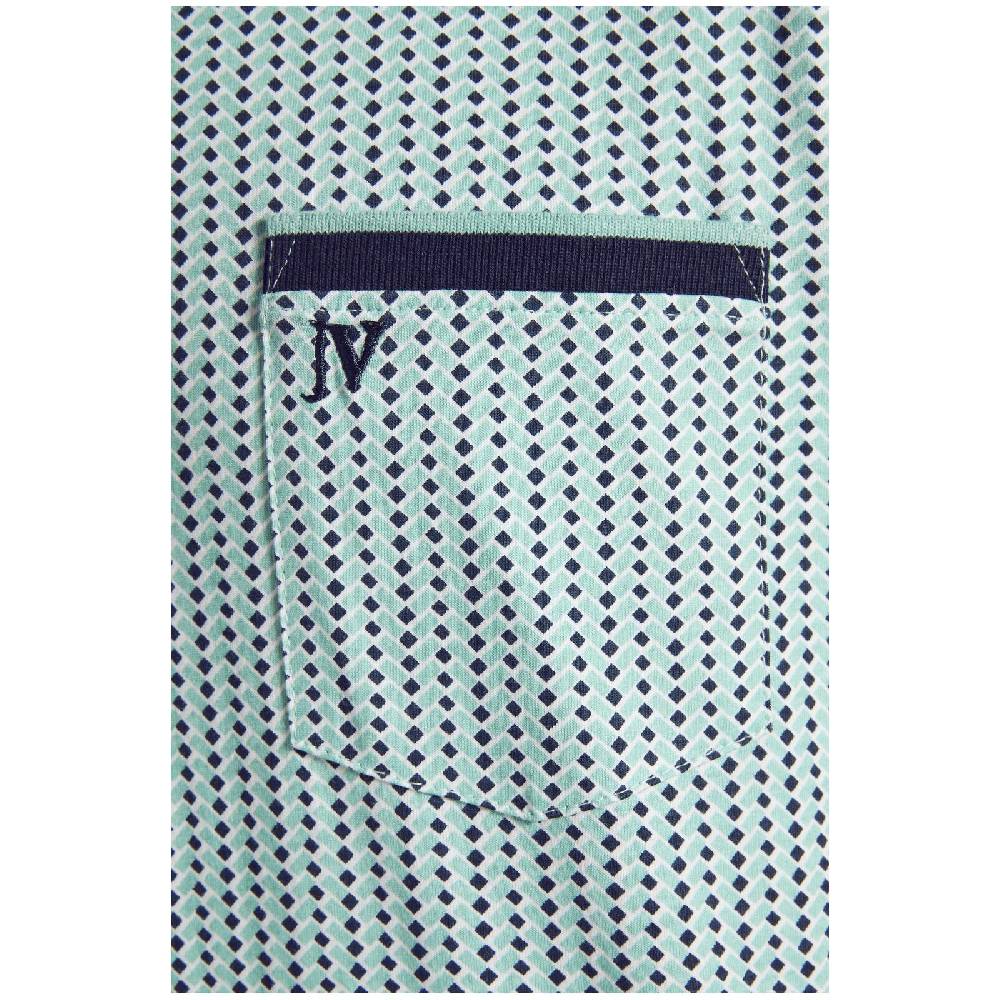 Jan Vanderstorm Schlafanzug FINCKEL mint dunkelblau Osterangebot