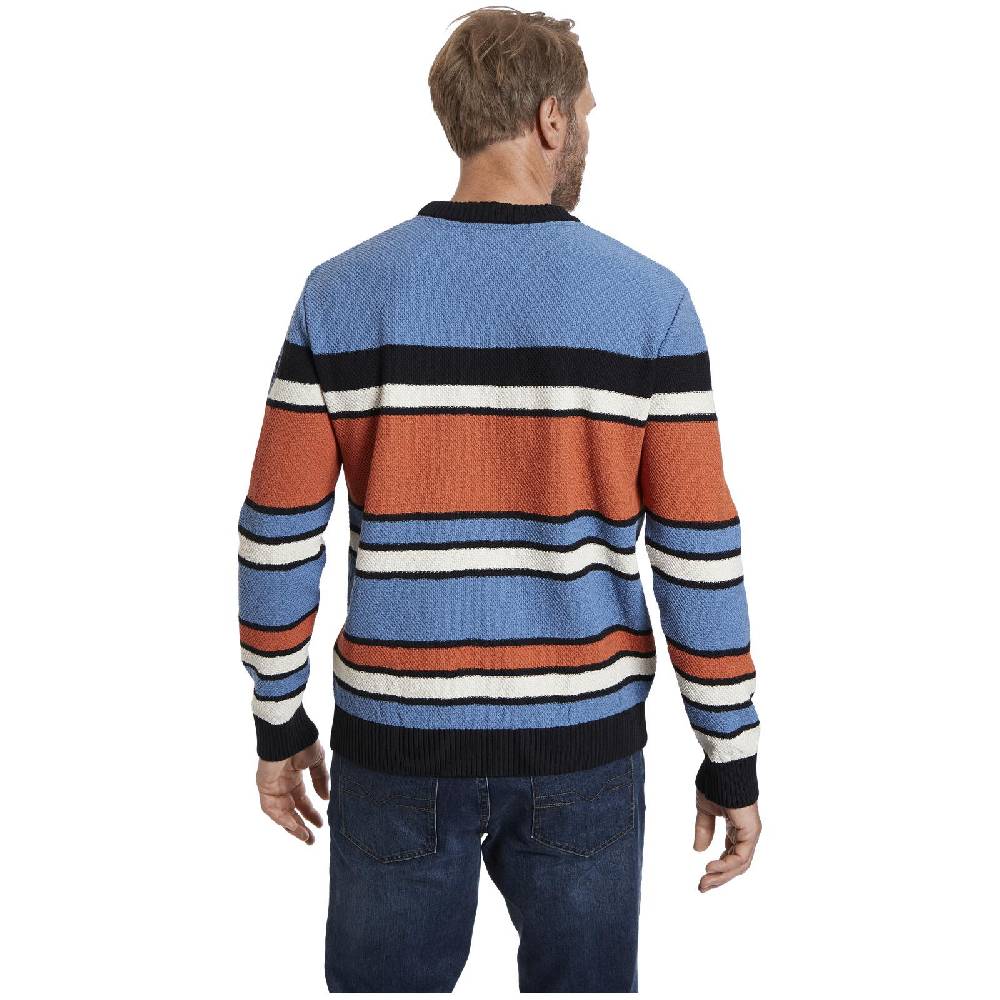 Jan Vanderstorm Pullover EMPSU blau orange Bestseller