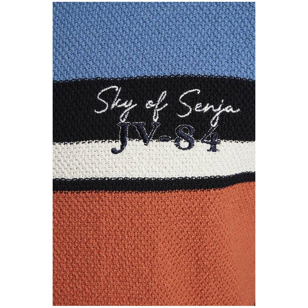 Jan Vanderstorm Pullover EMPSU blau orange Bestseller