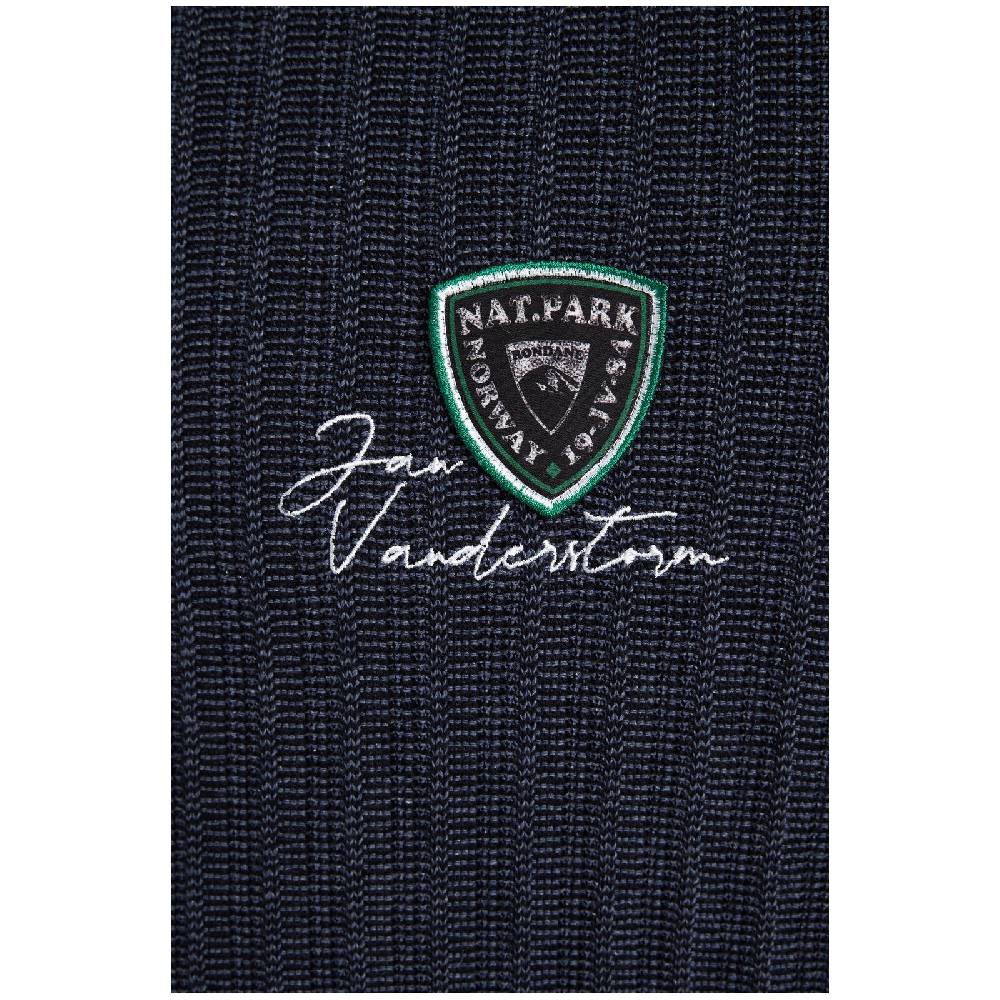 Jan Vanderstorm Pullover RICKMER dunkelblau melange Kauf eins, bekomm eins gratis