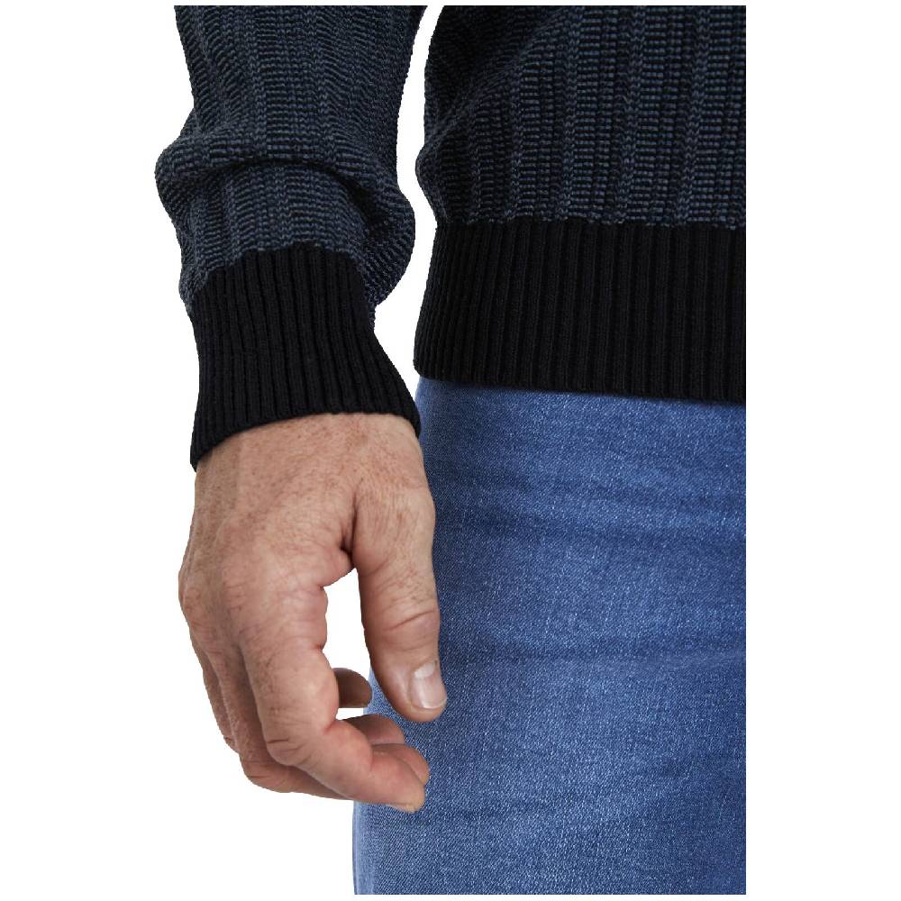 Jan Vanderstorm Pullover RICKMER dunkelblau melange Kauf eins, bekomm eins gratis