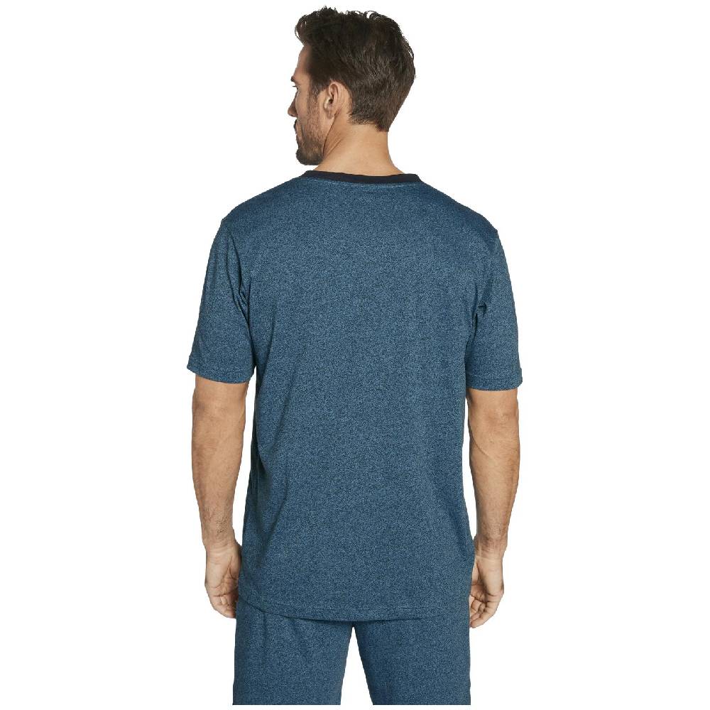 Jan Vanderstorm T-Shirt PARELI petrol melange Tägliche Deals