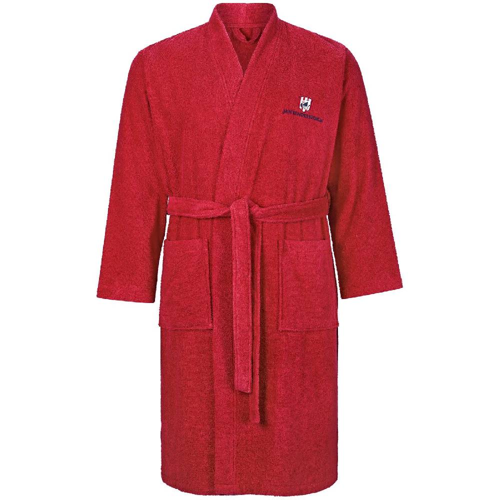 Jan Vanderstorm Bademantel JANNING rot Super Sparpreis