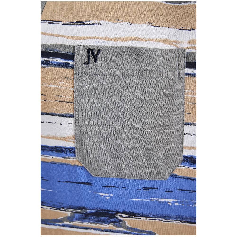 Jan Vanderstorm Kurzer Schlafanzug KOLLIN beige gemustert Wochenangebot