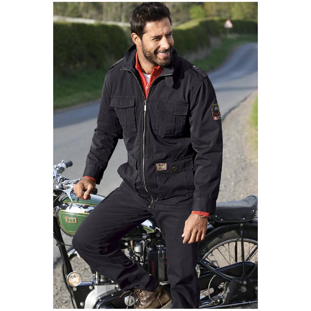 Jan Vanderstorm Fieldjacket BROR schwarz Speichern exportieren