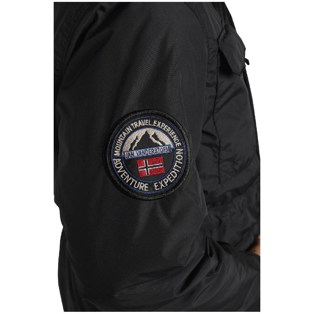 Jan Vanderstorm Outdoorjacke AJAN schwarz Fabrikverkauf