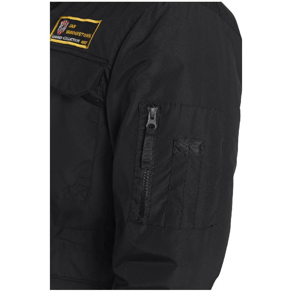 Jan Vanderstorm Outdoorjacke AJAN schwarz Fabrikverkauf
