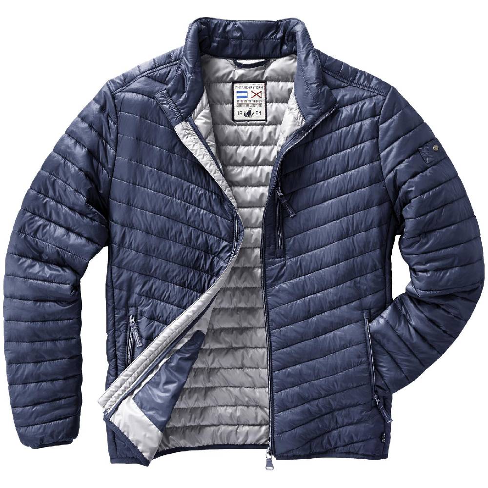 Jan Vanderstorm Steppjacke DANKRAD blau Blitzverkäufe
