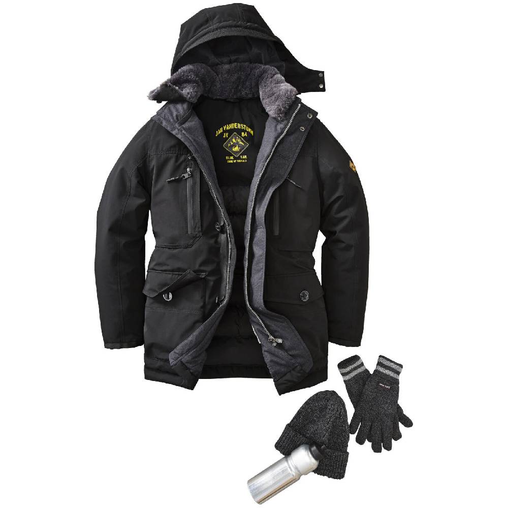 Jan Vanderstorm Funktionsjacke BOTULFR schwarz Flash Sale