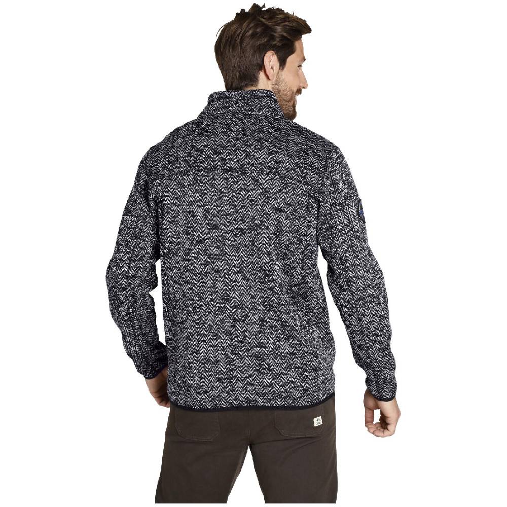 Jan Vanderstorm Strickfleecejacke KOLMUND schwarz Exklusivangebot