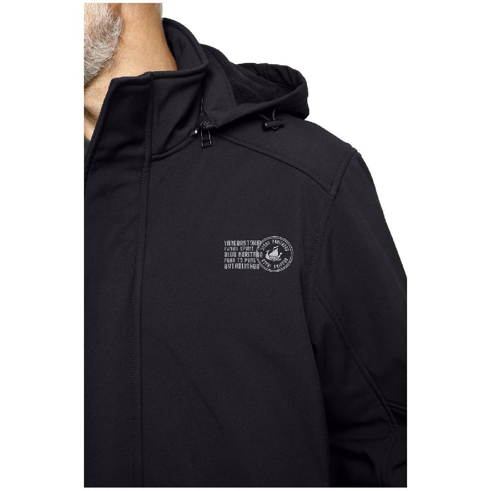 Jan Vanderstorm Softshelljacke MENNE schwarz Preisnachlass
