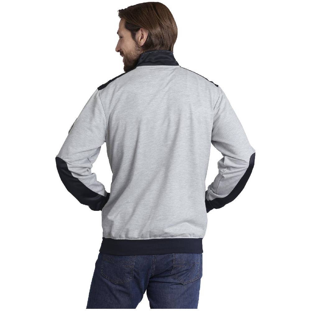Jan Vanderstorm Sweatjacke HARDWIN grau melange Kauf eins, bekomm eins gratis