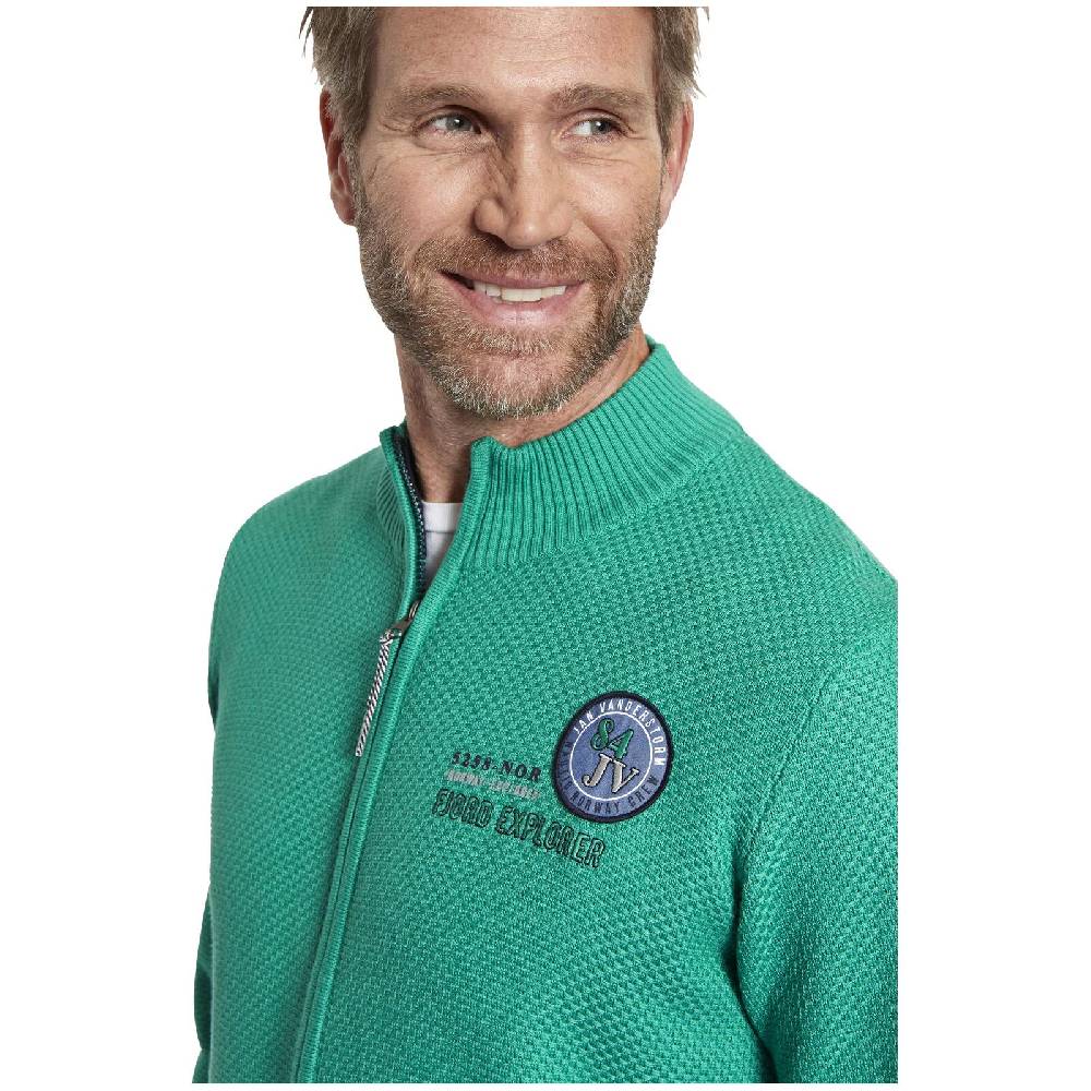Jan Vanderstorm Strickjacke GAUT grün Tägliche Deals