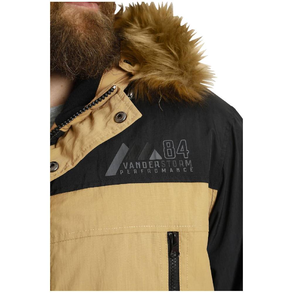 Jan Vanderstorm Parka JOKUM beige schwarz JETZT KAUFEN