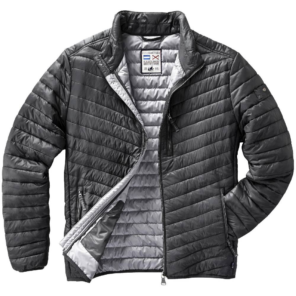 Jan Vanderstorm Steppjacke DANKRAD grau Bis zu 60% Rabatt