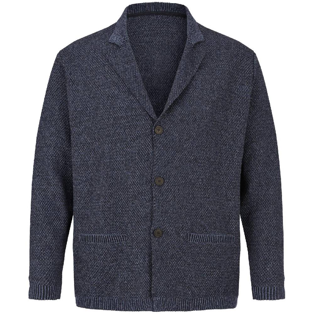 Jan Vanderstorm Strickjacke ASGER blau Sonderangebot der Fabrik