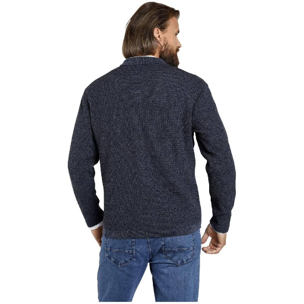 Jan Vanderstorm Strickjacke ASGER blau Sonderangebot der Fabrik