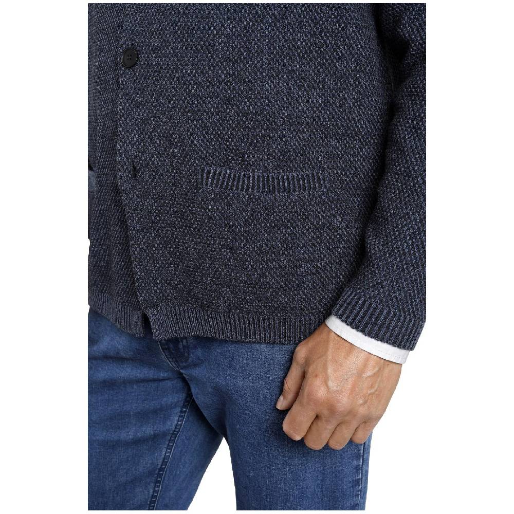 Jan Vanderstorm Strickjacke ASGER blau Sonderangebot der Fabrik