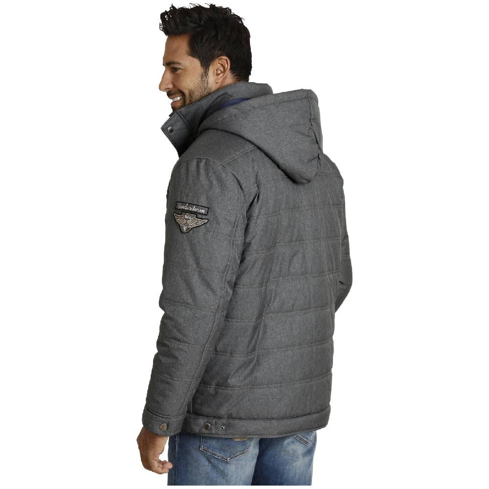 Jan Vanderstorm Jacke JUHAPEKKA grau Discount Store für neue Produkte