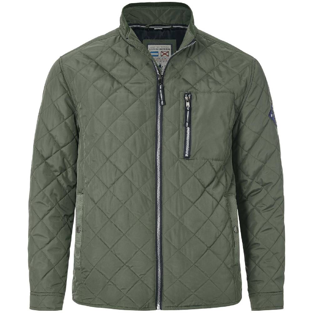 Jan Vanderstorm Steppjacke OLIAS oliv 50% Rabatt mit kostenlosem Versand