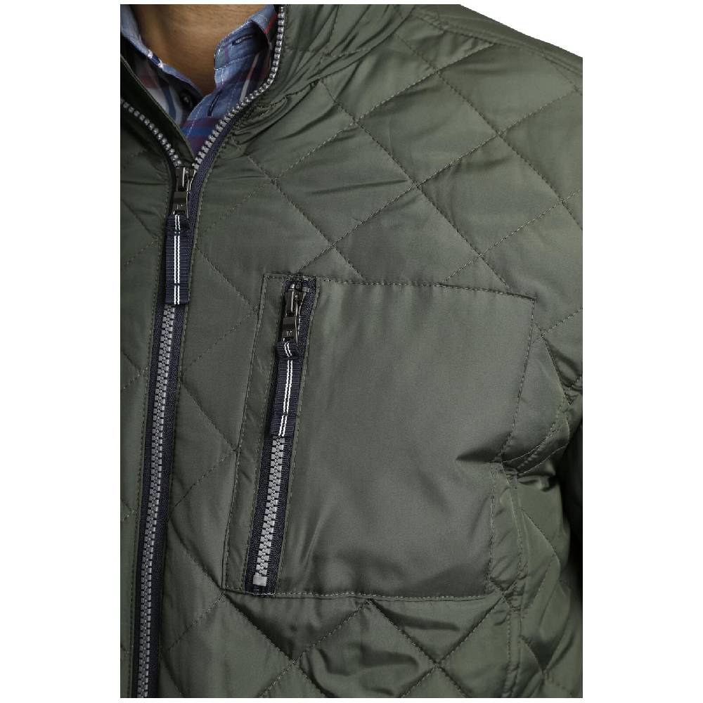 Jan Vanderstorm Steppjacke OLIAS oliv 50% Rabatt mit kostenlosem Versand