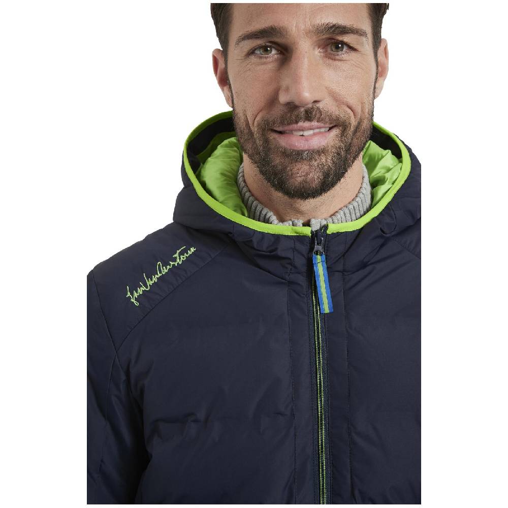 Jan Vanderstorm Steppjacke RUVEN dunkelblau Black Friday Preise