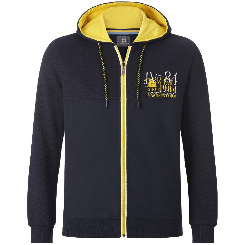 Jan Vanderstorm Sweatjacke DAGOMAR dunkelblau 2025