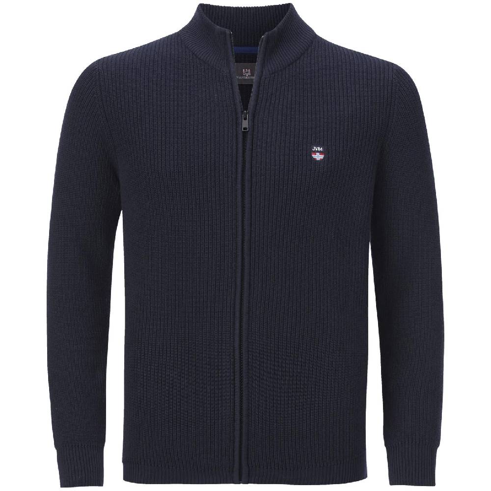 Jan Vanderstorm Strickjacke NORANDER dunkelblau Outlet