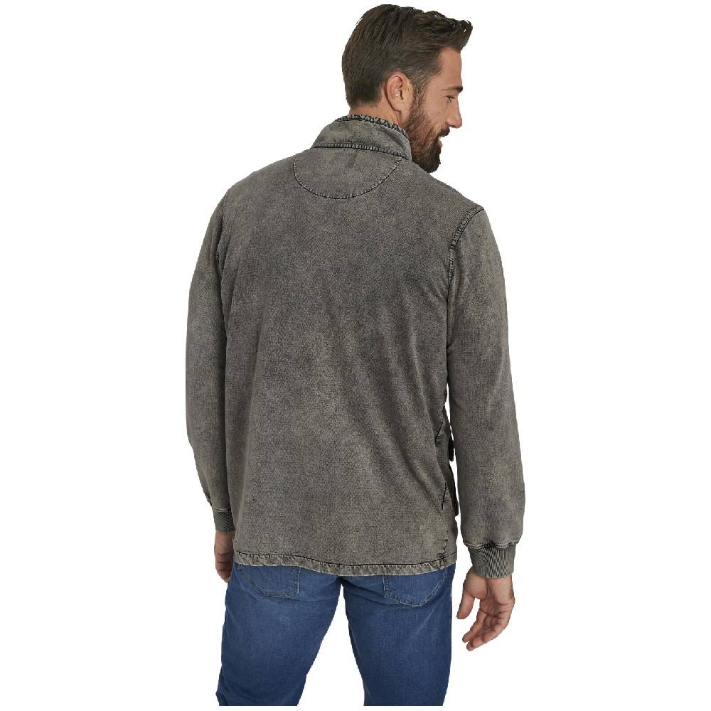 Jan Vanderstorm Sweatjacke GANGOLF dunkelgrau Verkauf