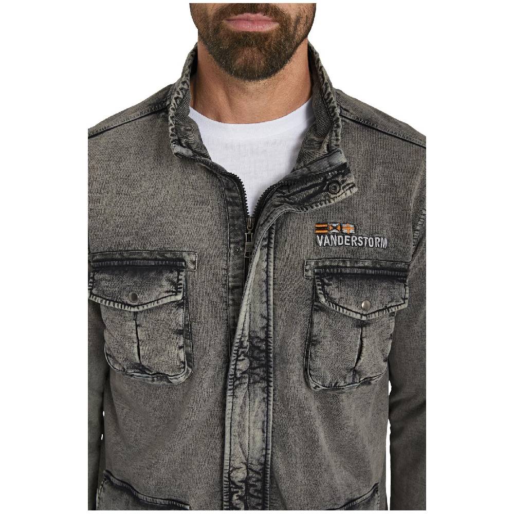 Jan Vanderstorm Sweatjacke GANGOLF dunkelgrau Verkauf
