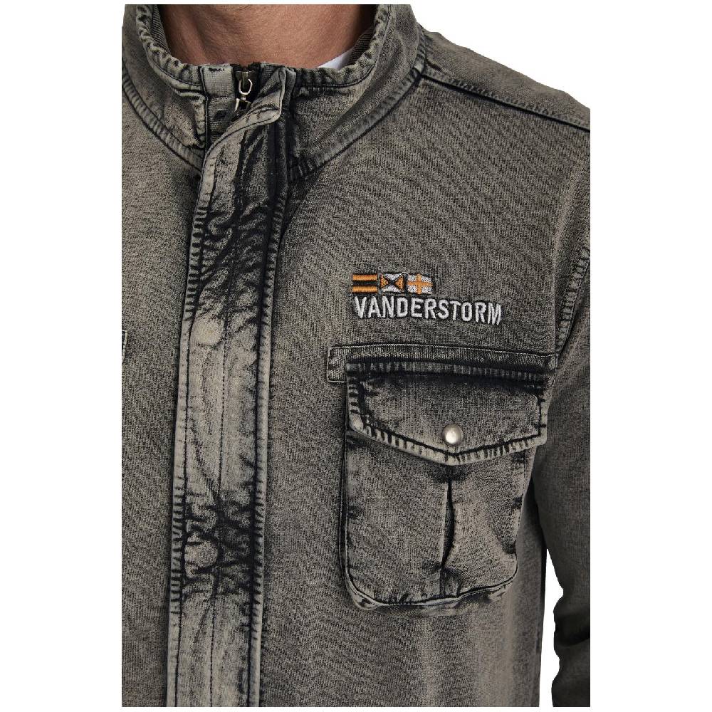 Jan Vanderstorm Sweatjacke GANGOLF dunkelgrau Verkauf