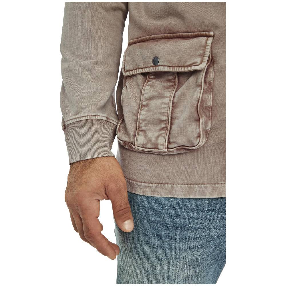 Jan Vanderstorm Sweatjacke GANGOLF hellbraun Schlussverkauf