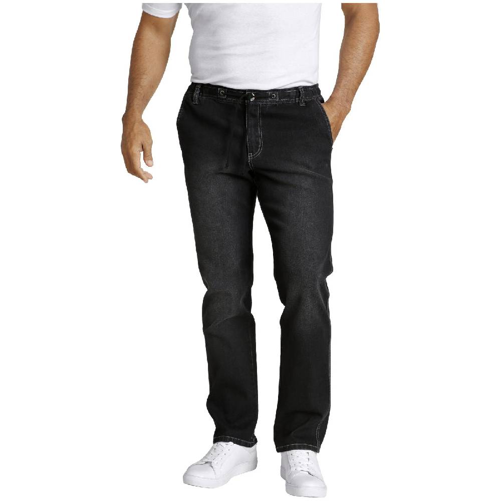 Jan Vanderstorm Schlupfjeans VERTTI schwarz Weihnachtsangebot