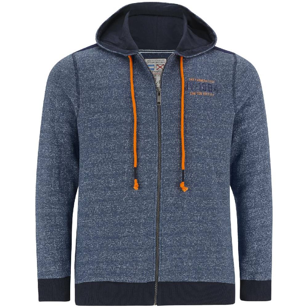 Jan Vanderstorm Sweatjacke ROBART blau melange Saisonale Angebote