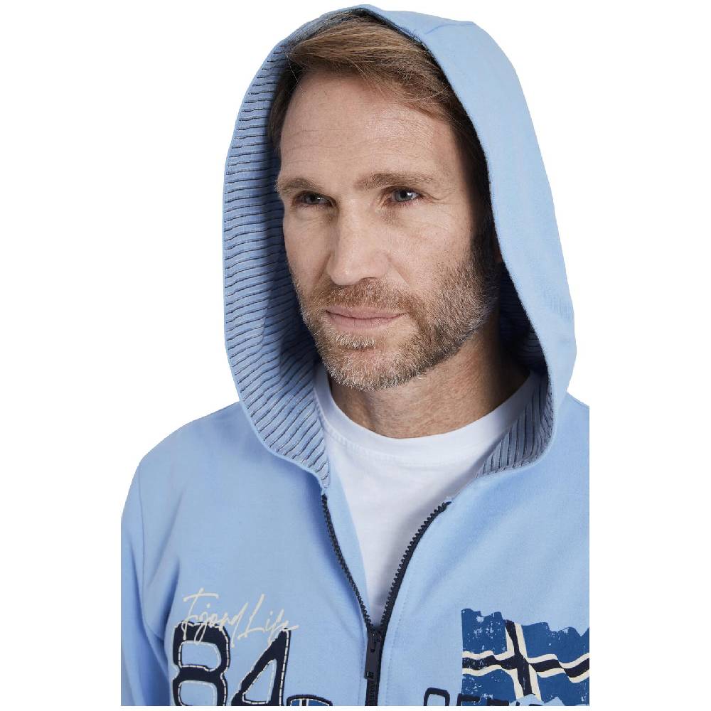 Jan Vanderstorm Sweatjacke INGI hellblau Kauf eins, bekomm eins gratis